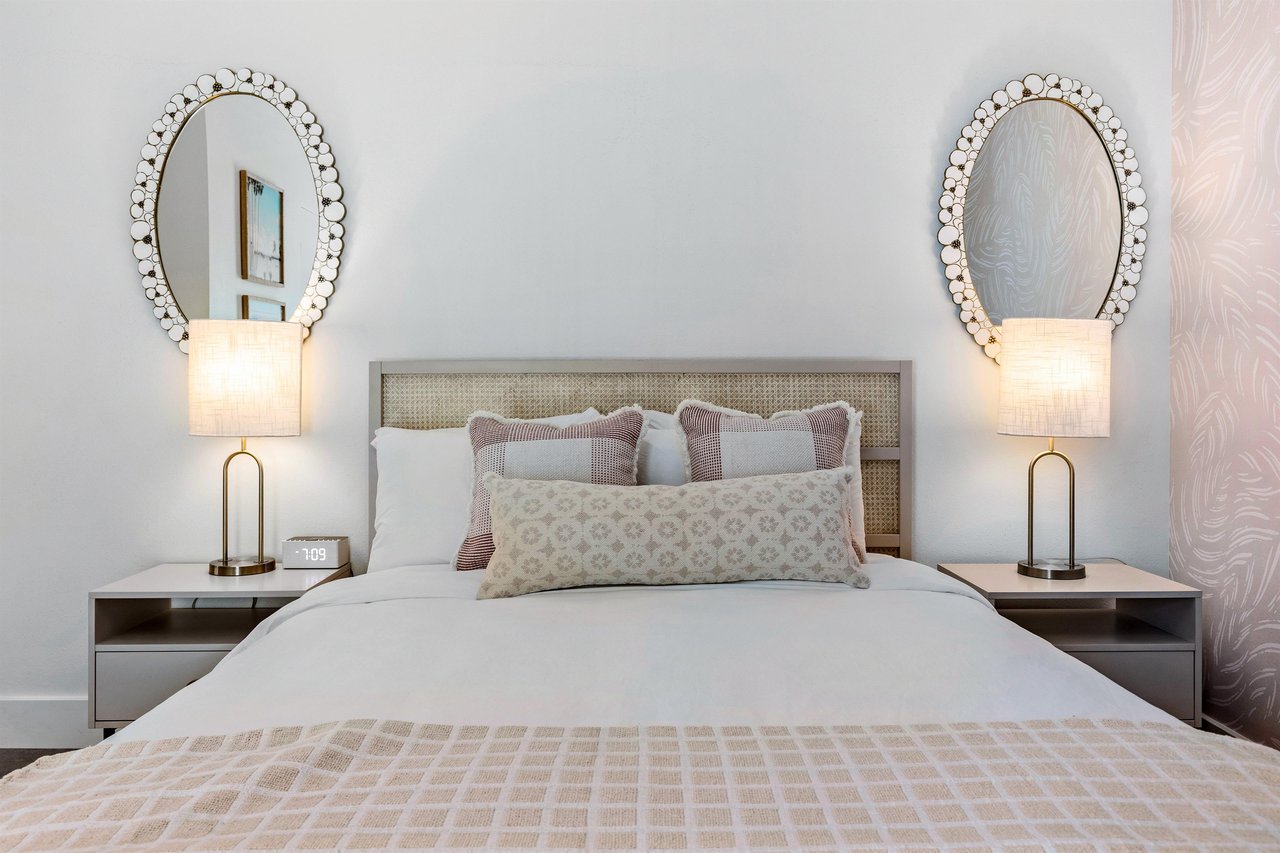 Comfortable guest bedroom
