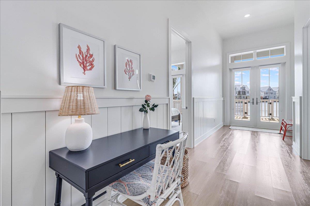 Hallway Desk  Lakeside Patio Entrance