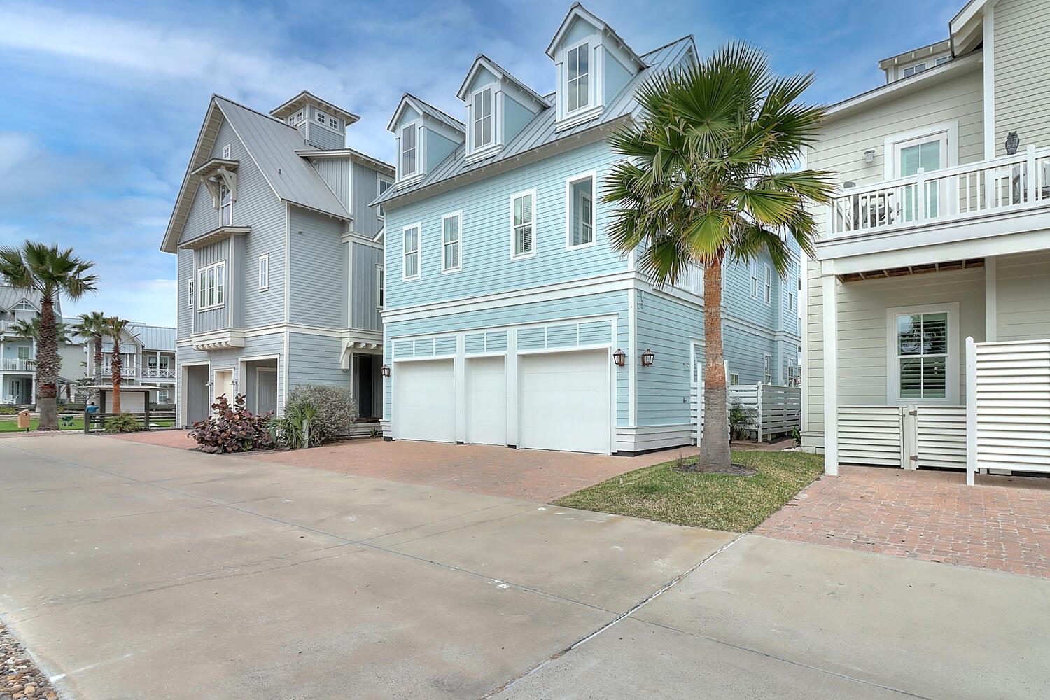 Rear Parking and Garage Entrance, Outdoor Shower