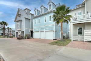 Rear Parking and Garage Entrance, Outdoor Shower