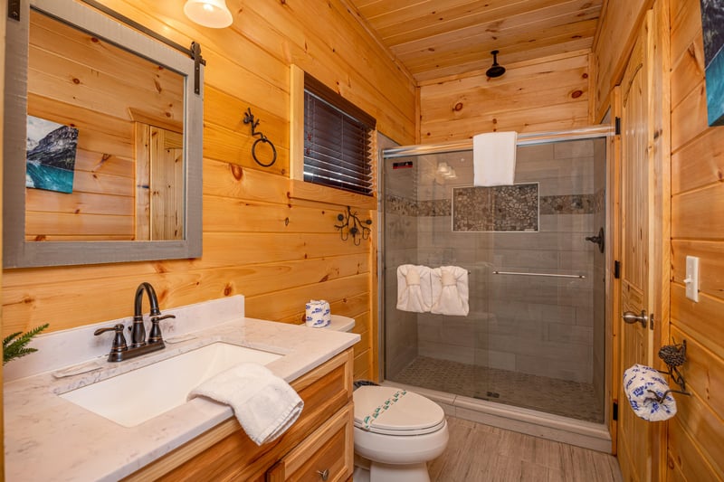 Bathroom with shower