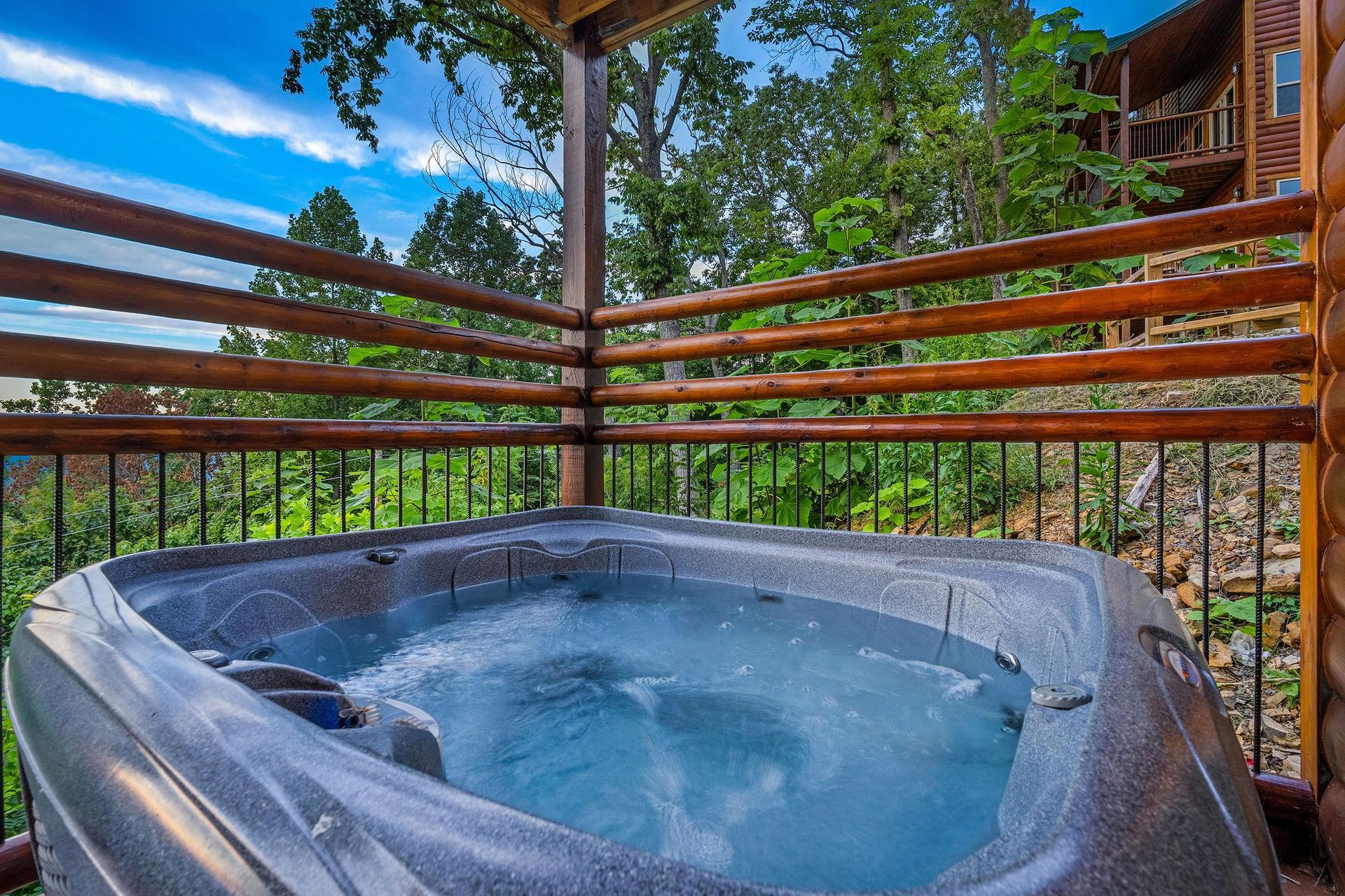 Hot tub view