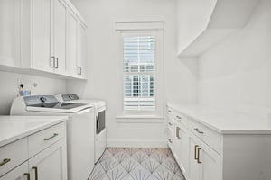 Laundry Room With Storage, 1st Floor