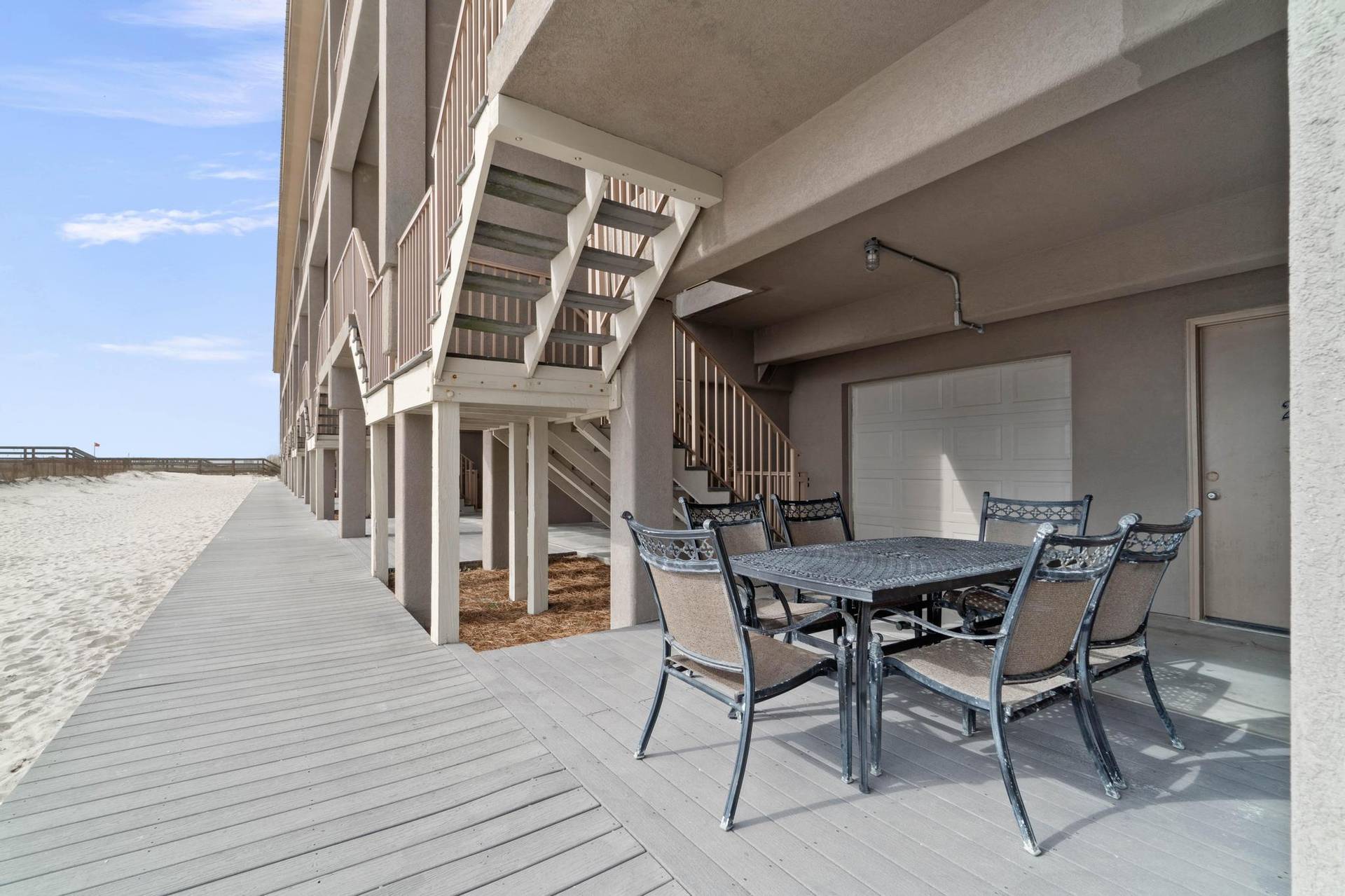 Seating Behind Townhome
