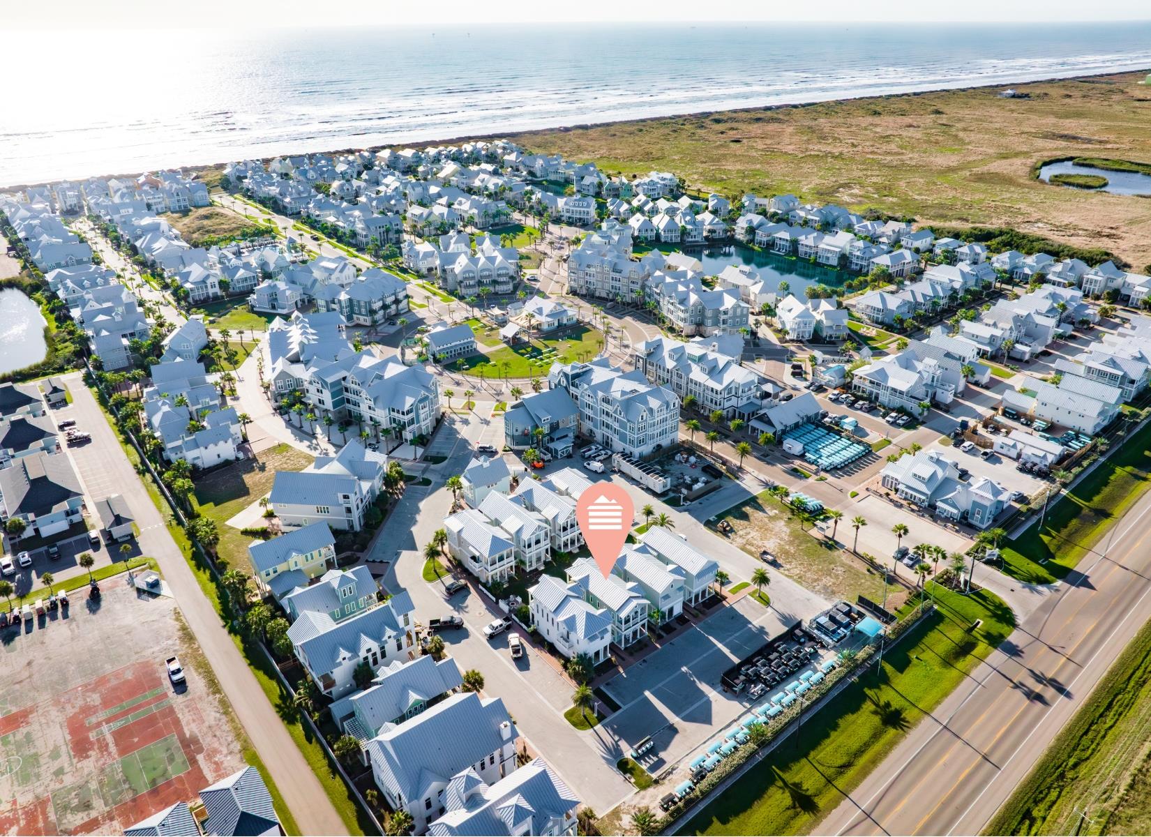 Aerial View, Location