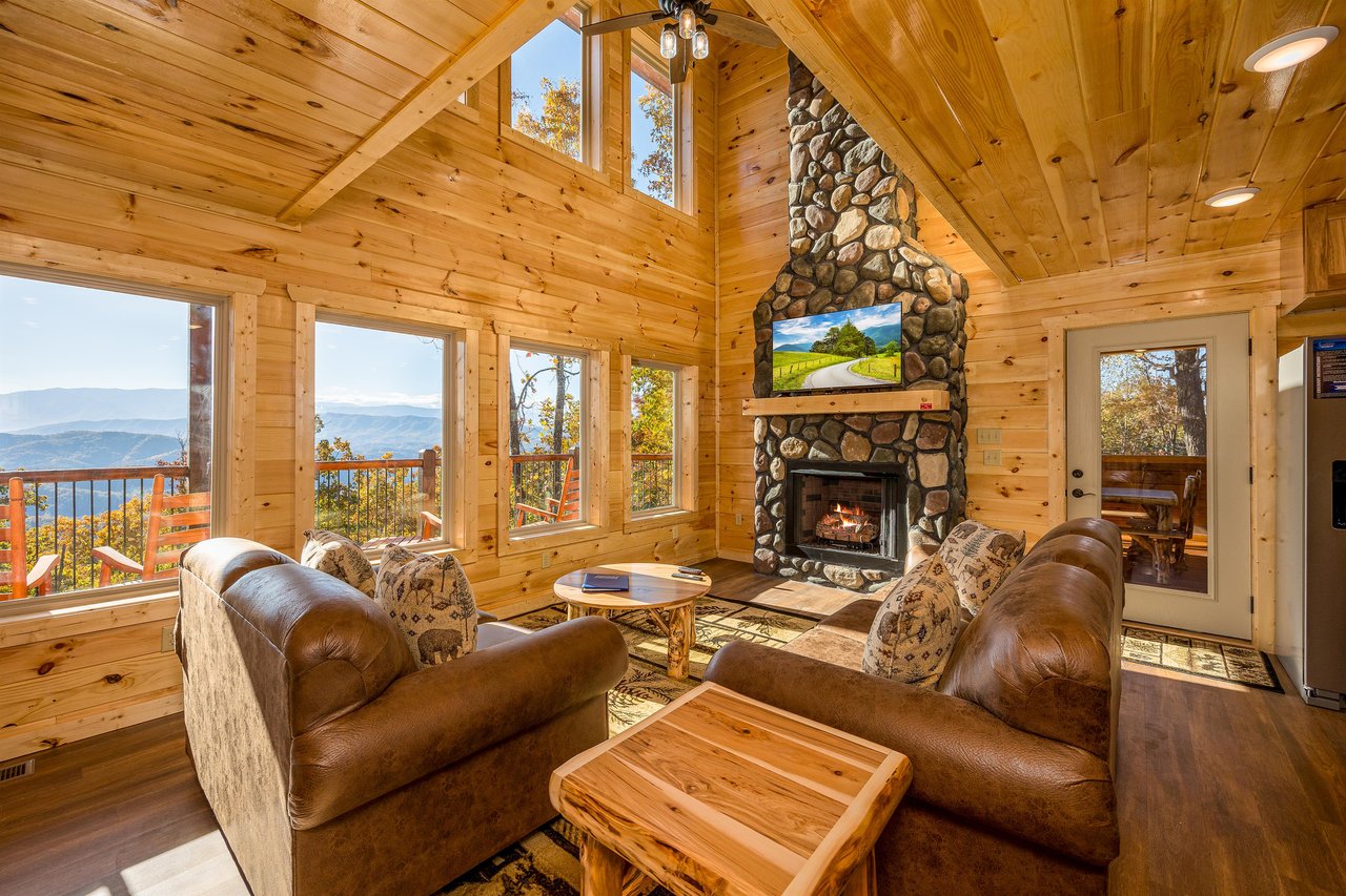 open concept living room