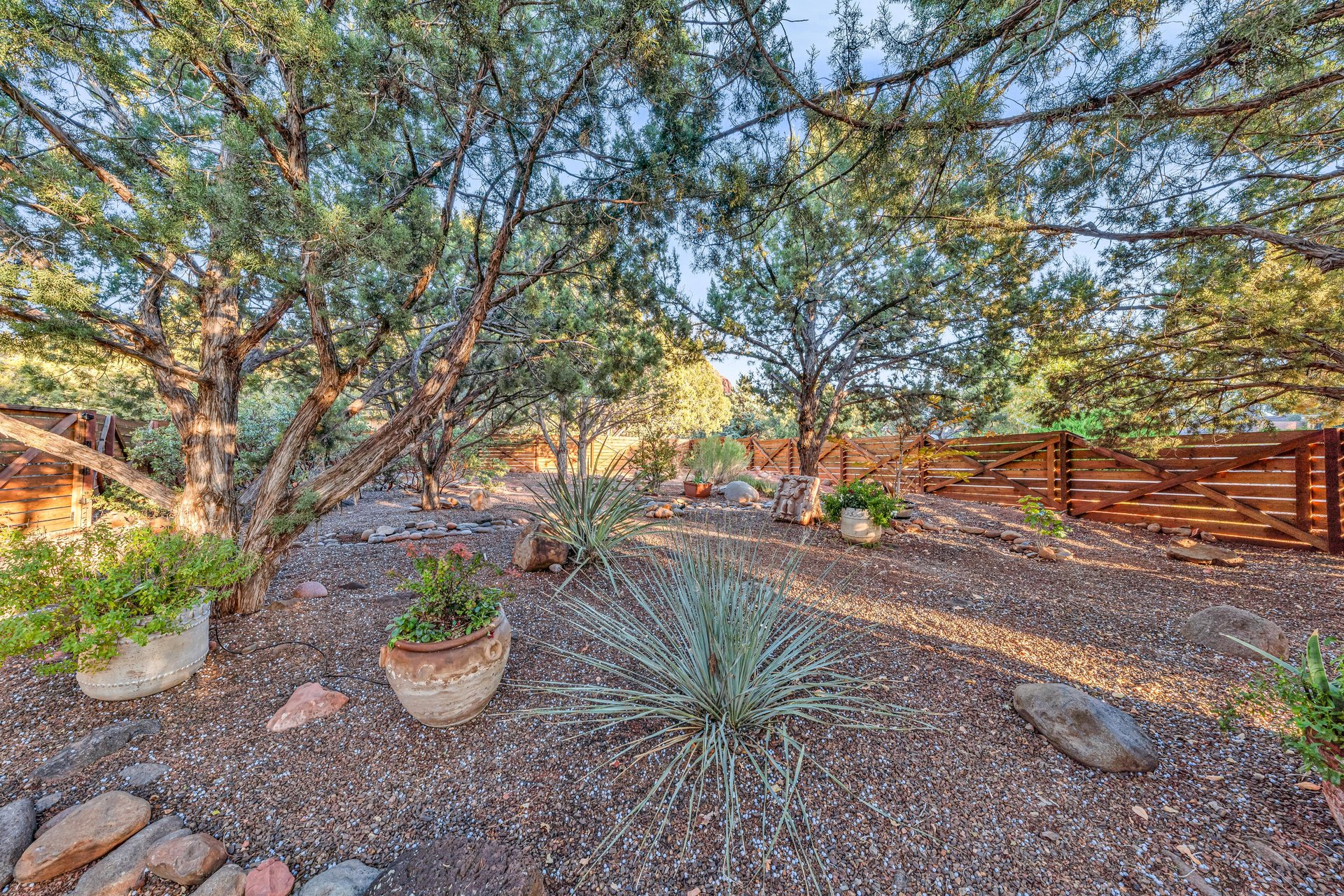 Fenced Front Yard