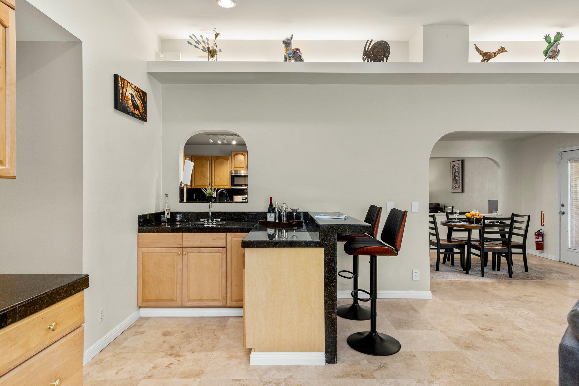 Adjacent bar