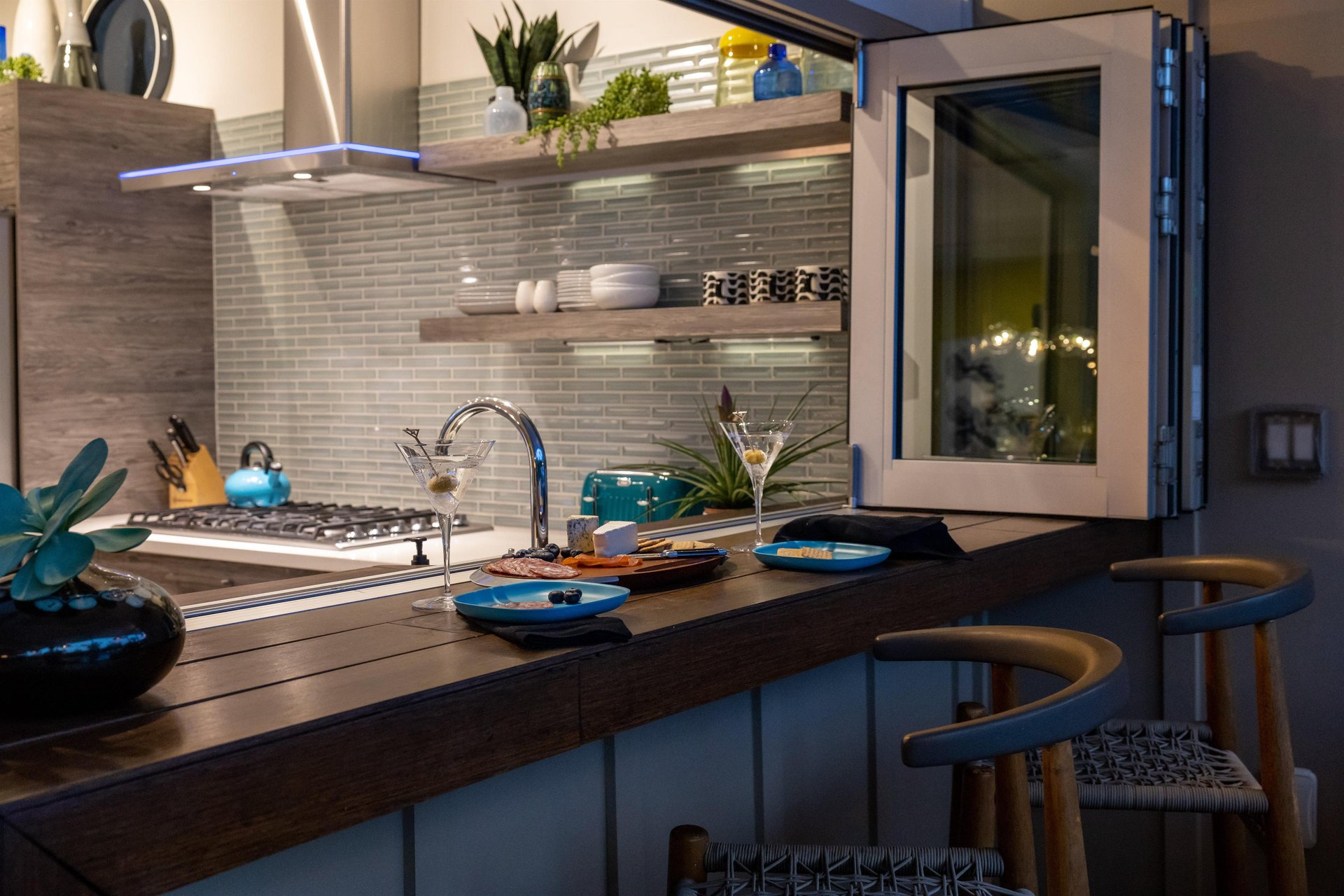 Open air kitchen