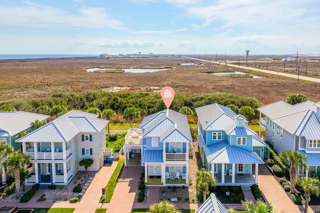 Front of Home, Aerial View