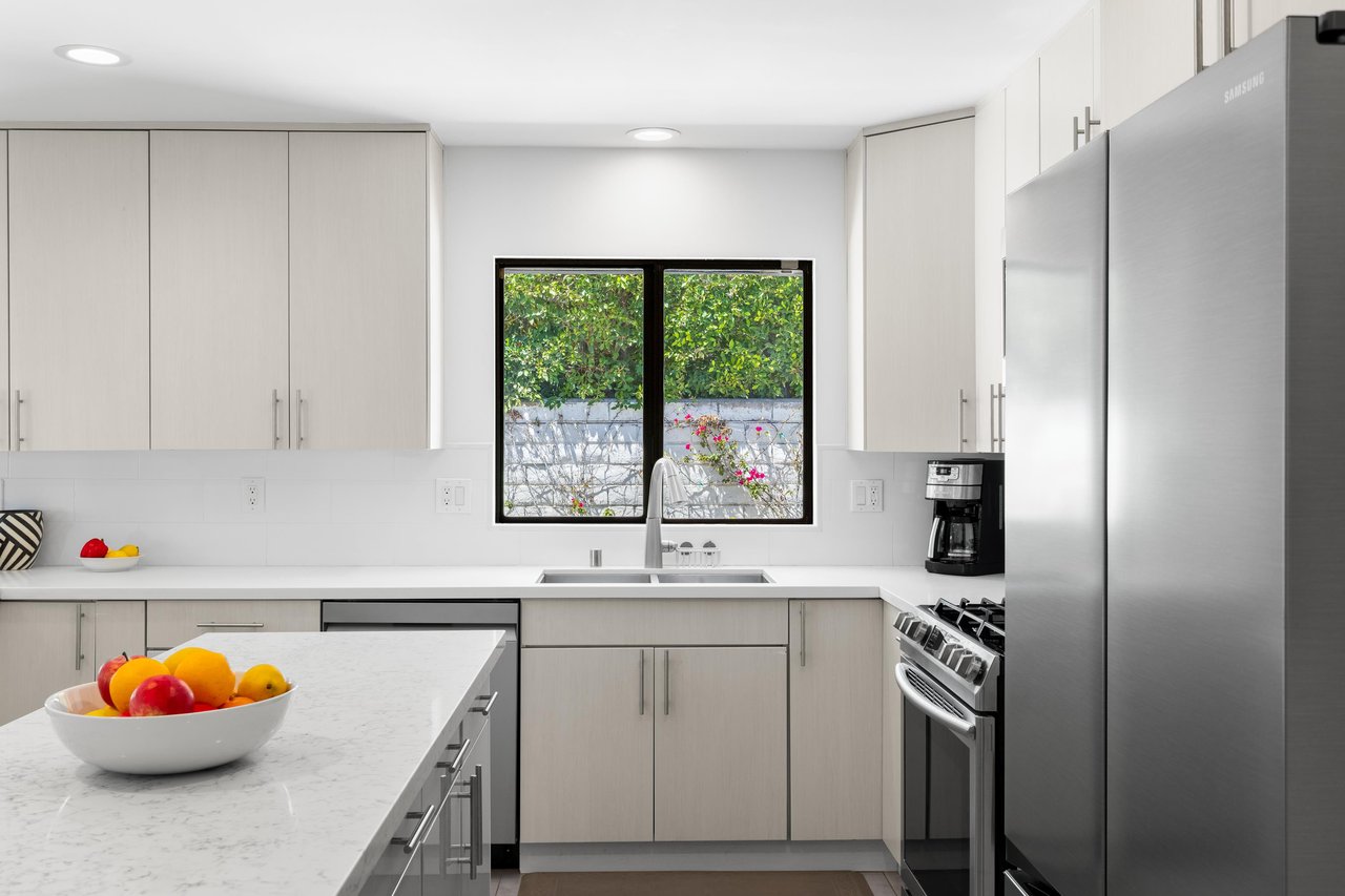 Plenty of counter space for cooking.