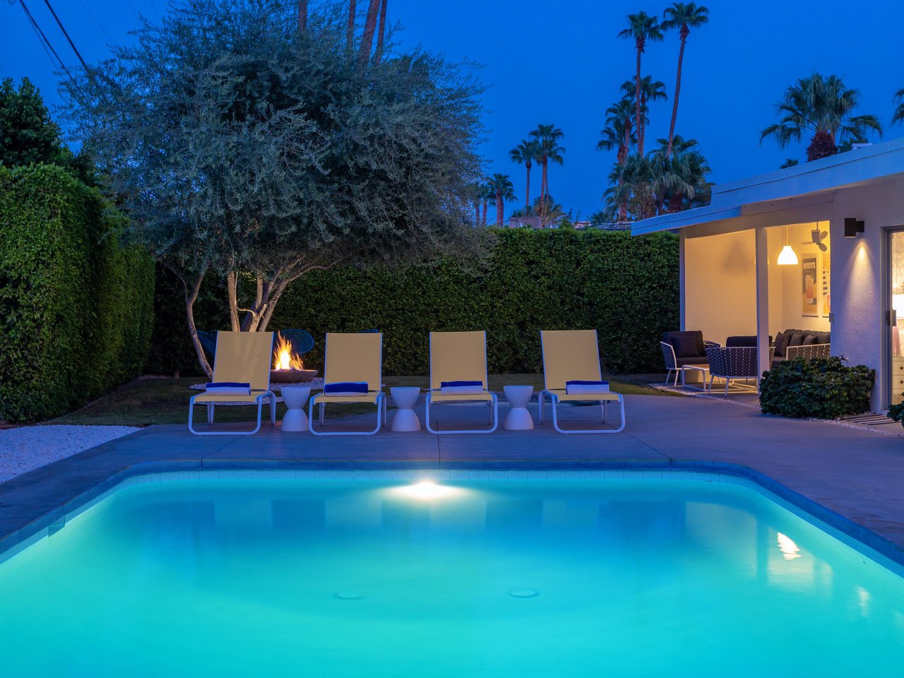 Enjoy a swim under the stars