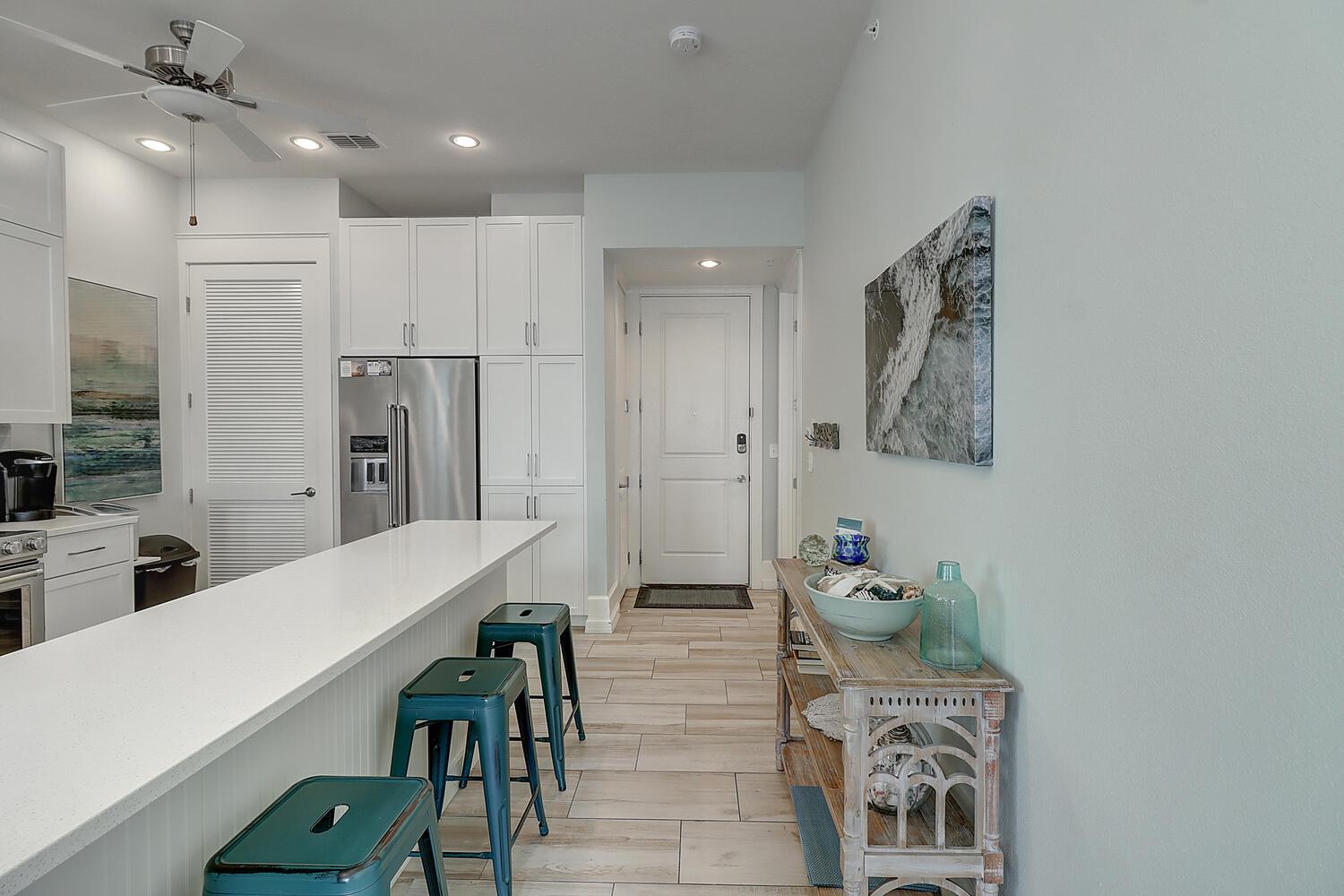 Kitchen with Additional Bar Seating