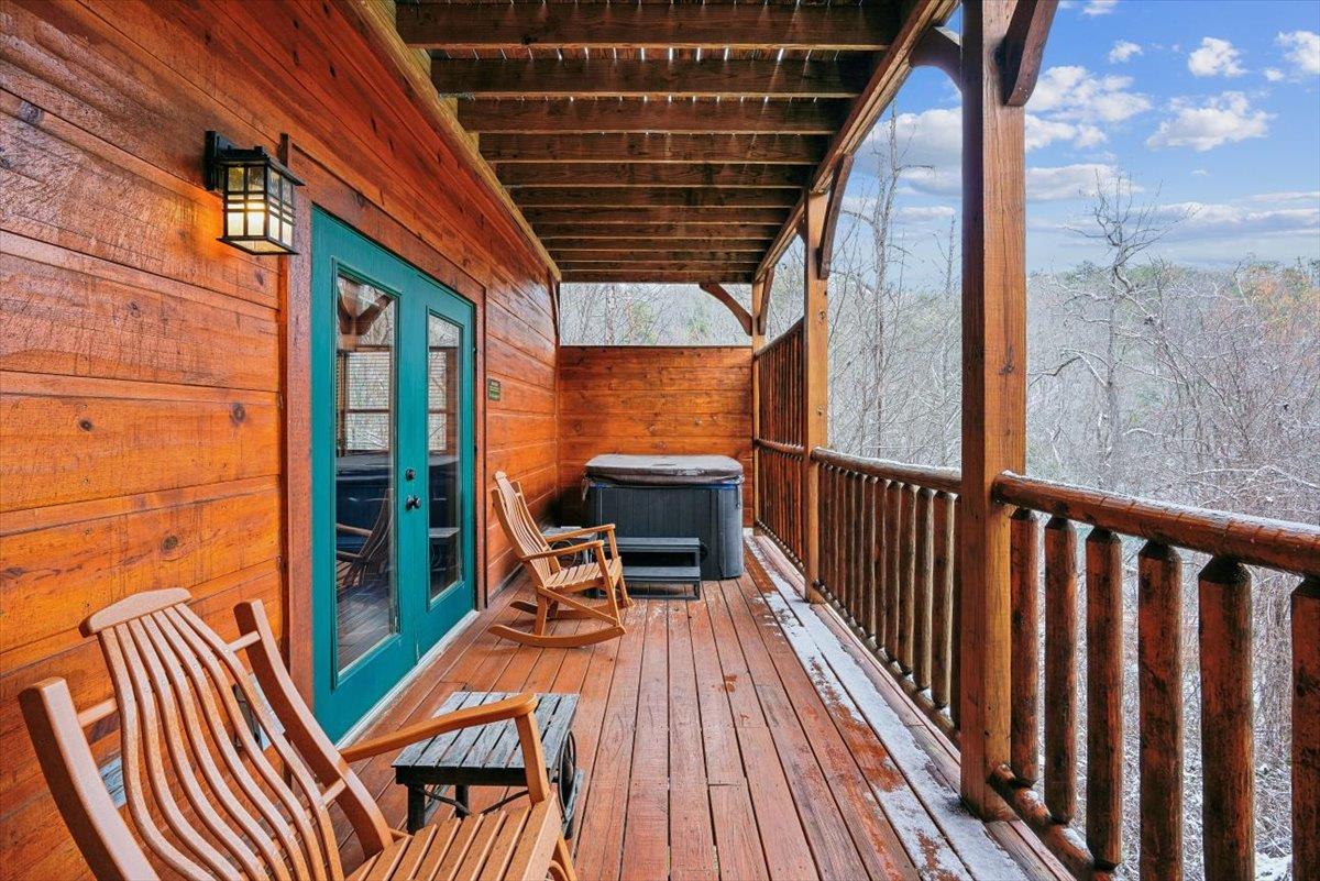 Bottom Deck in Winter