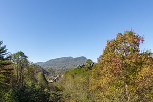 Bluff Mountain view at Bears Dont Bluff, a 3 bedroom cabin rental located in Pigeon Forge