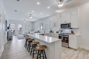 Kitchen With Bar Seating