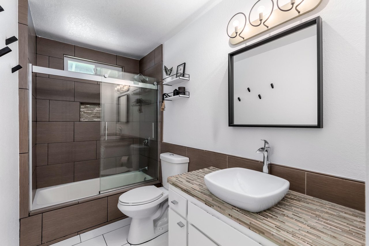 Lovely guest bathroom