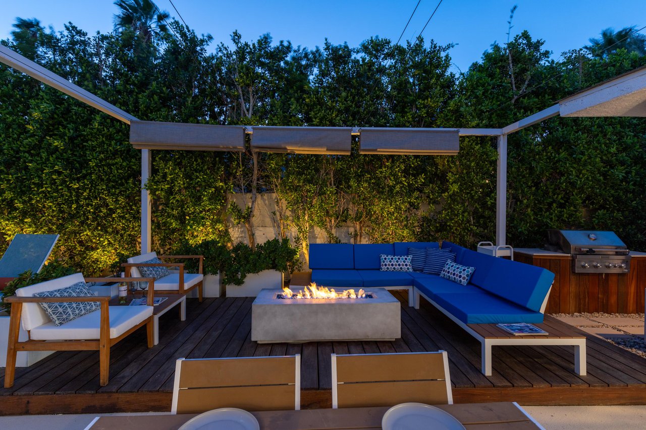 Enjoy time around the fire pit with your friends and family