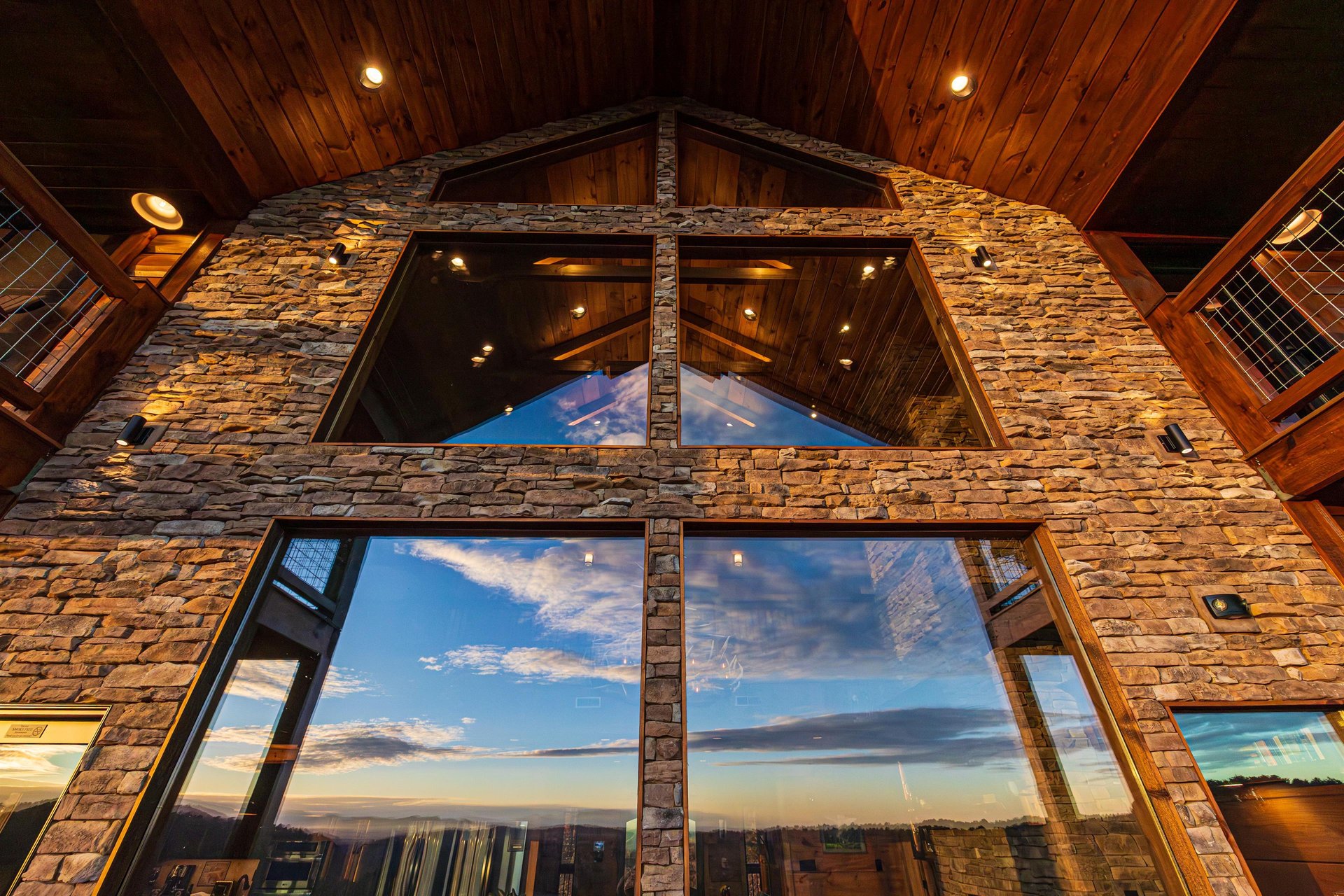 Living Room Floor to Ceiling Windows