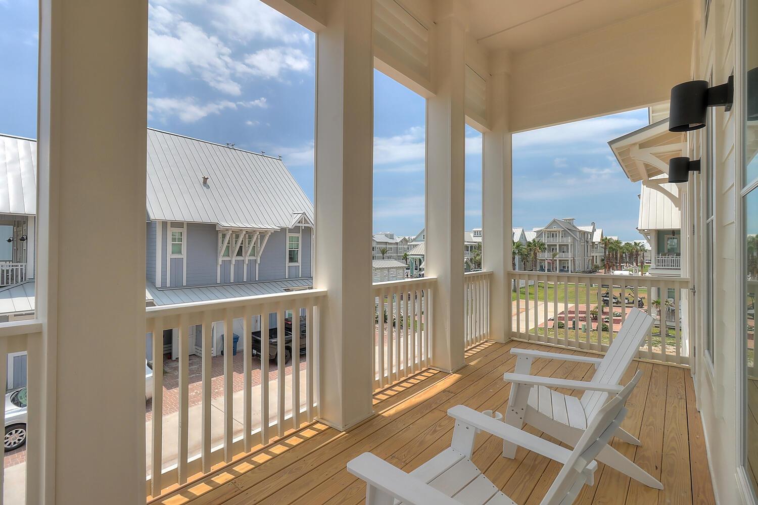 2nd Floor Rear Balcony