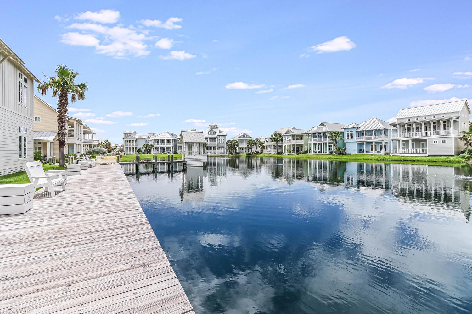Lake Colby with Fishing Pavillion