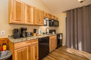 Kitchen appliances at Liams Lookout, a 2 bedroom cabin rental located in Pigeon Forge