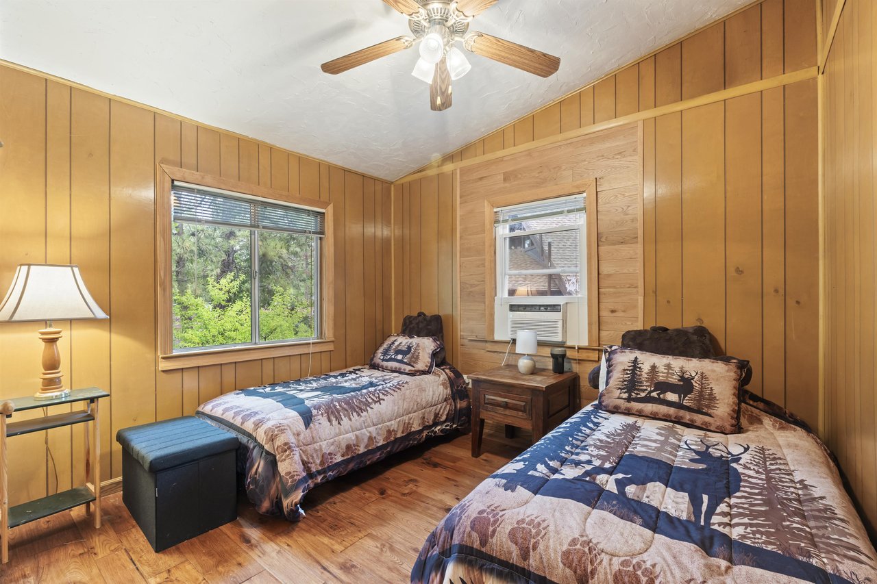 Two twin beds.