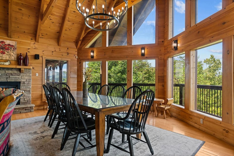 Dining table and chairs