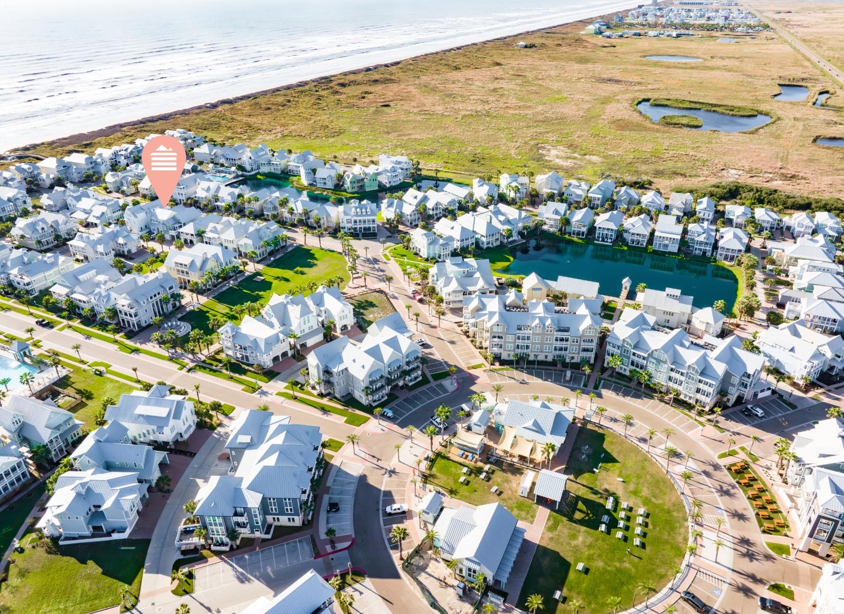 Aerial View, Location