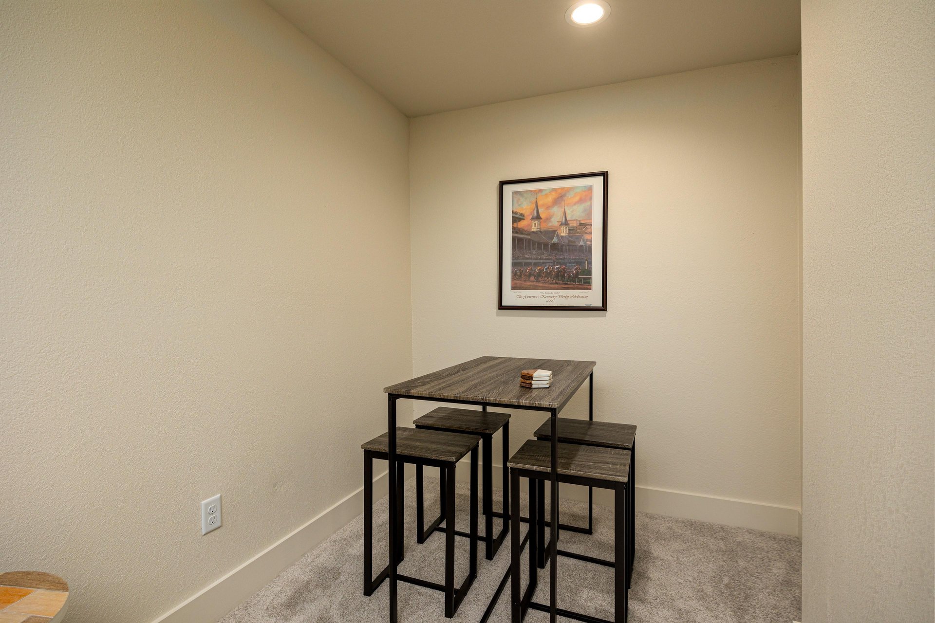 Table and Chairs in the game room at Hickory Haven
