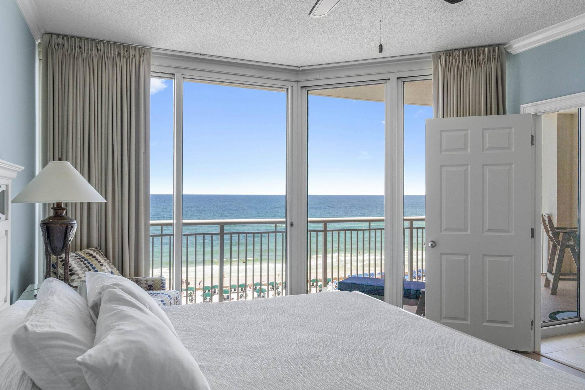 Master Bedroom With Gulf Views