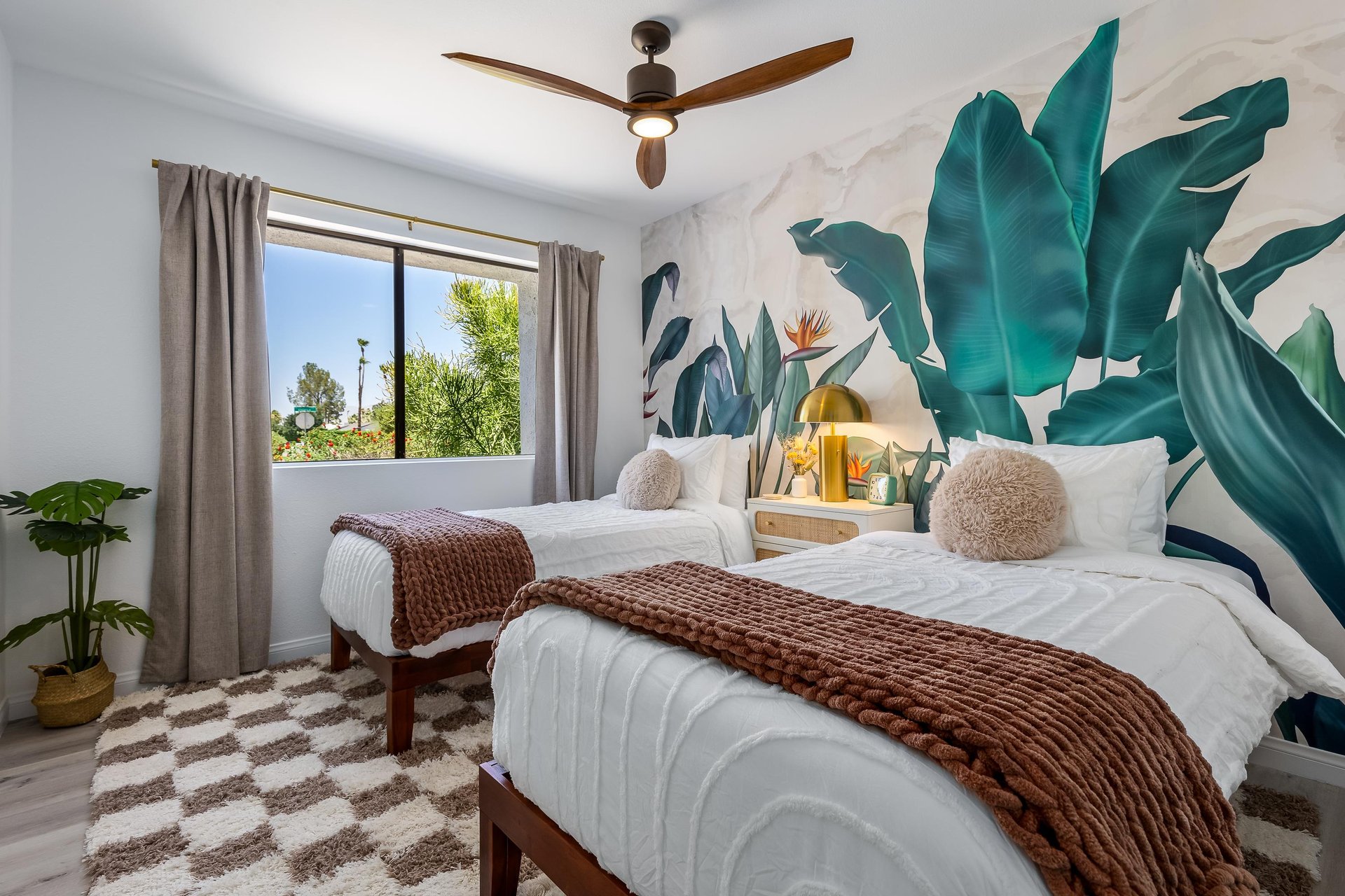 Restful guest bedroom