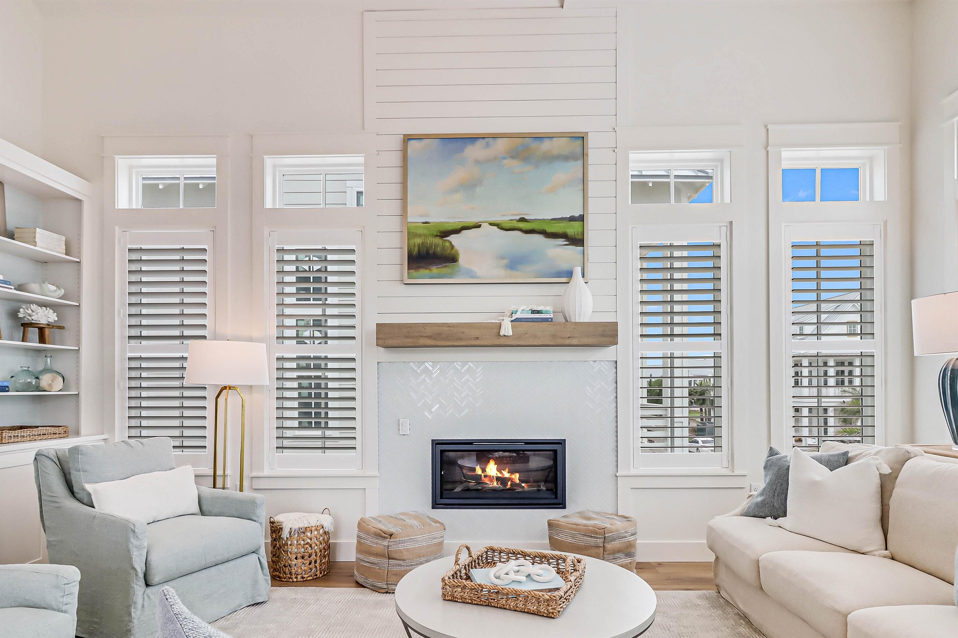 Living Area With Fire Place, 2nd Floor