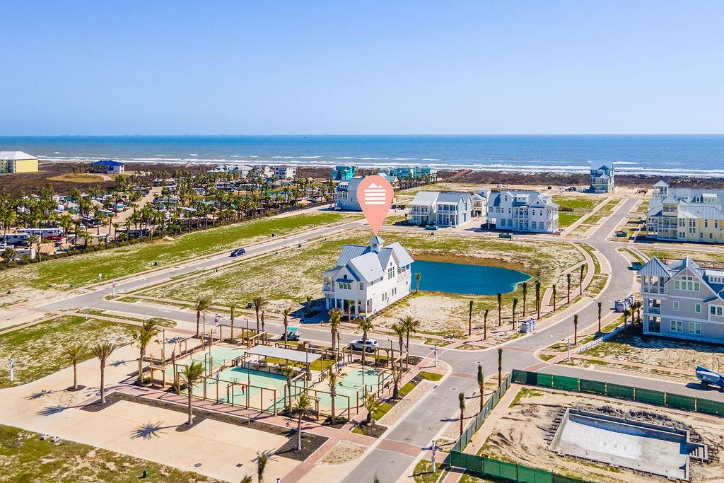 Dune Alright, Aerial View Over The Play Courts