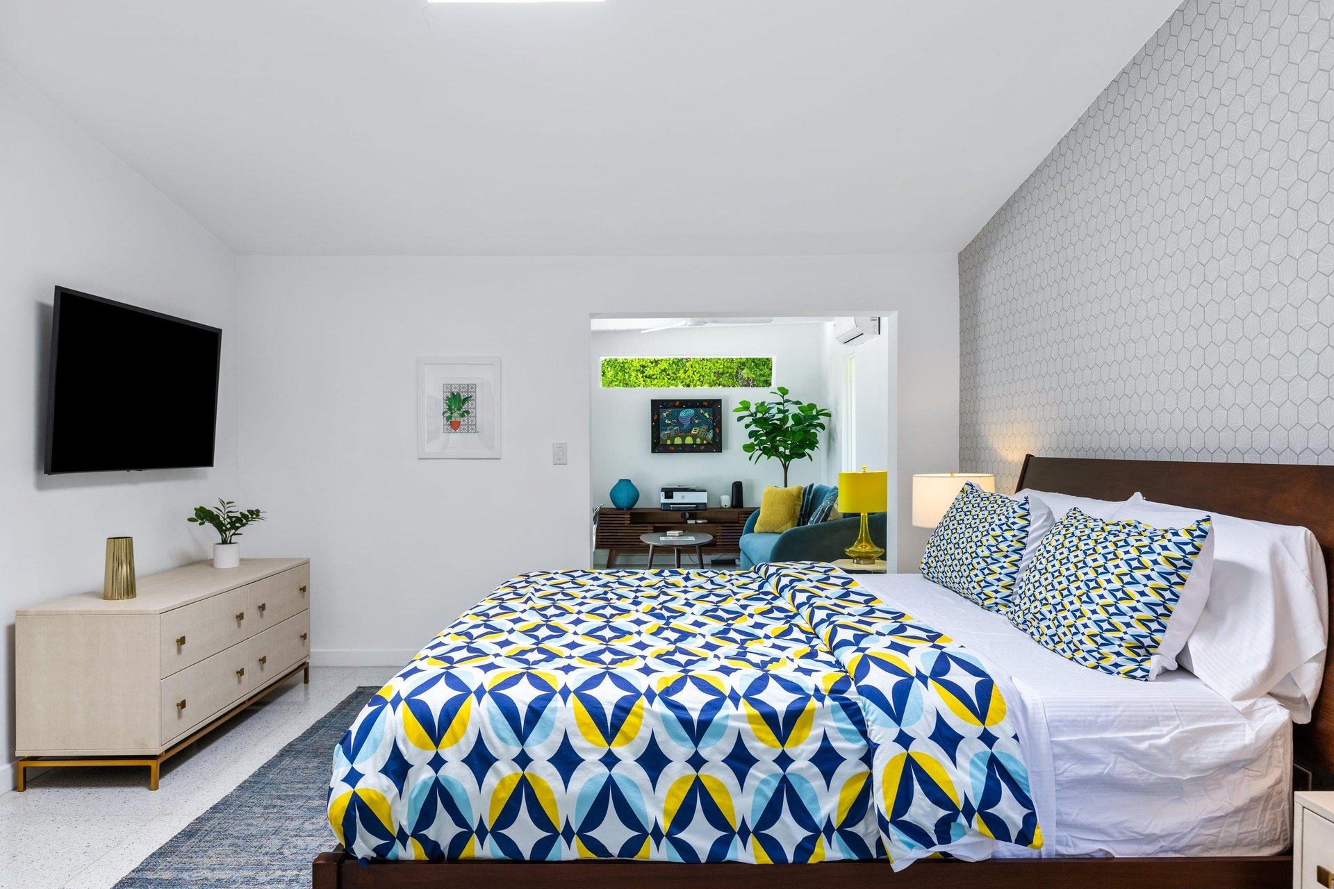 Additional seating area just off of the bedroom.