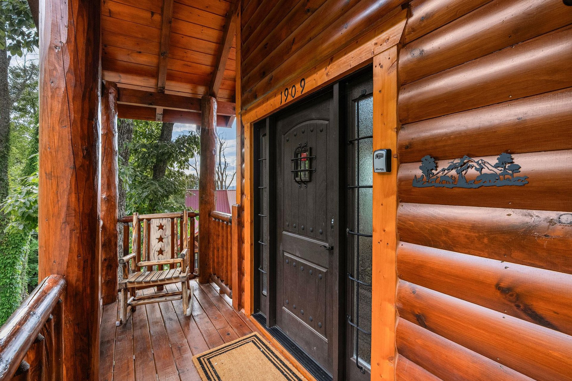 Front door of Heavenly Haven