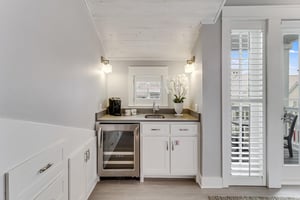 Primary King Suite Wet Bar  Beverage Fridge