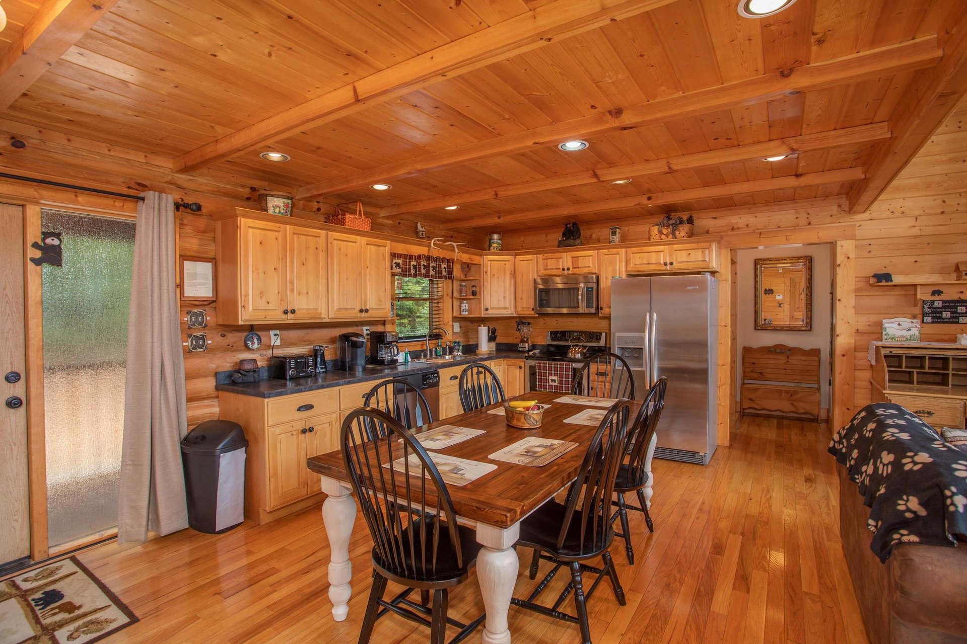 Dining table and chairs