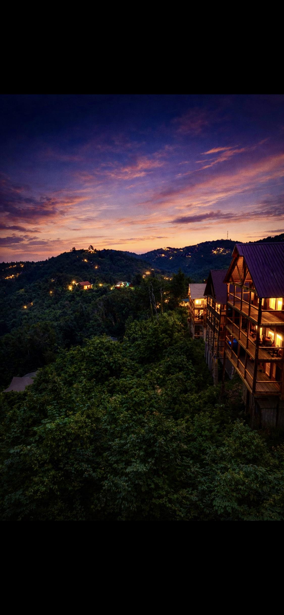 Nighttime Side VIew