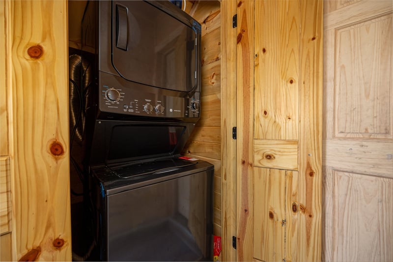 Washer and dryer on lower level