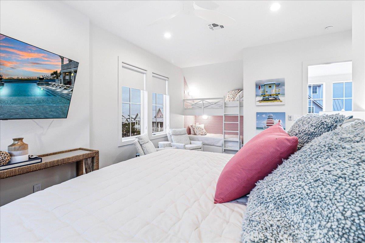 Second King Bedroom With Twin Bunk Beds, 3rd Floor