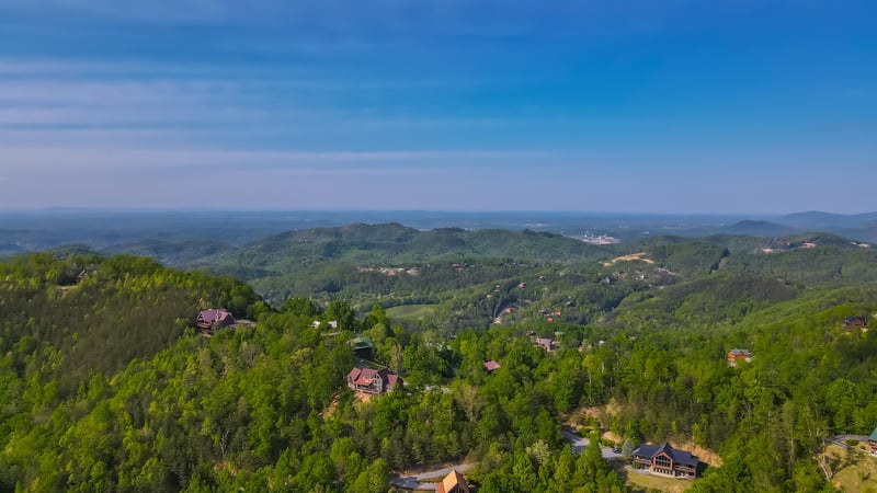 Mountain Valley Views Drone Photos April 20246