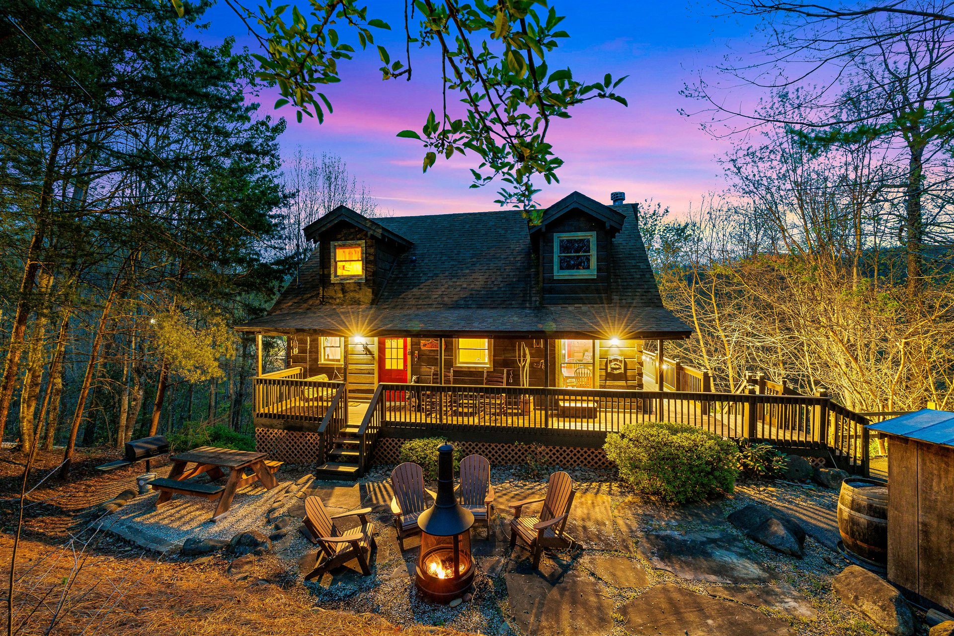 Front of Wonders In The Sky night view