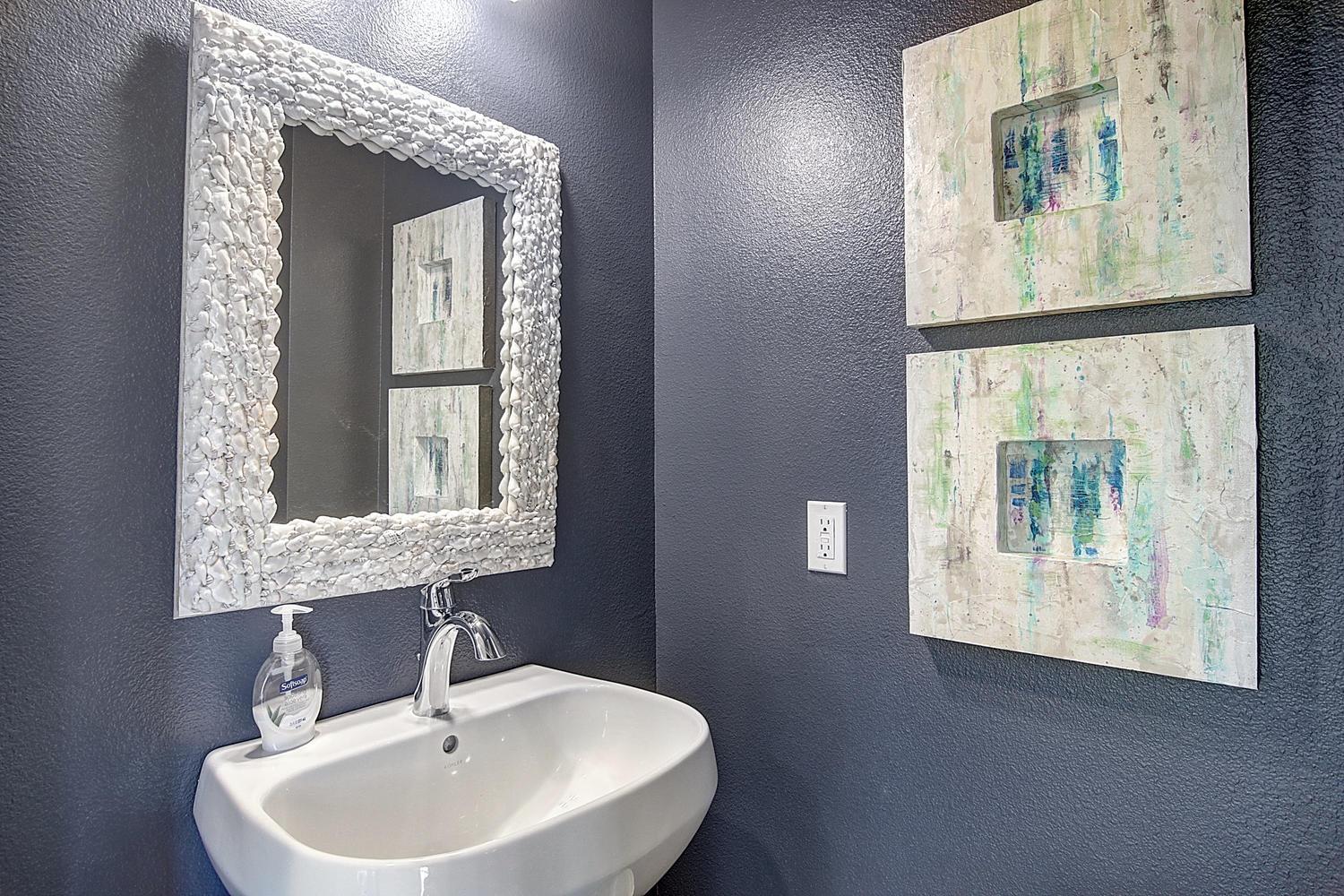 Powder Room. 1st Floor, Serving Main Living Space