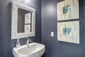 Powder Room. 1st Floor, Serving Main Living Space