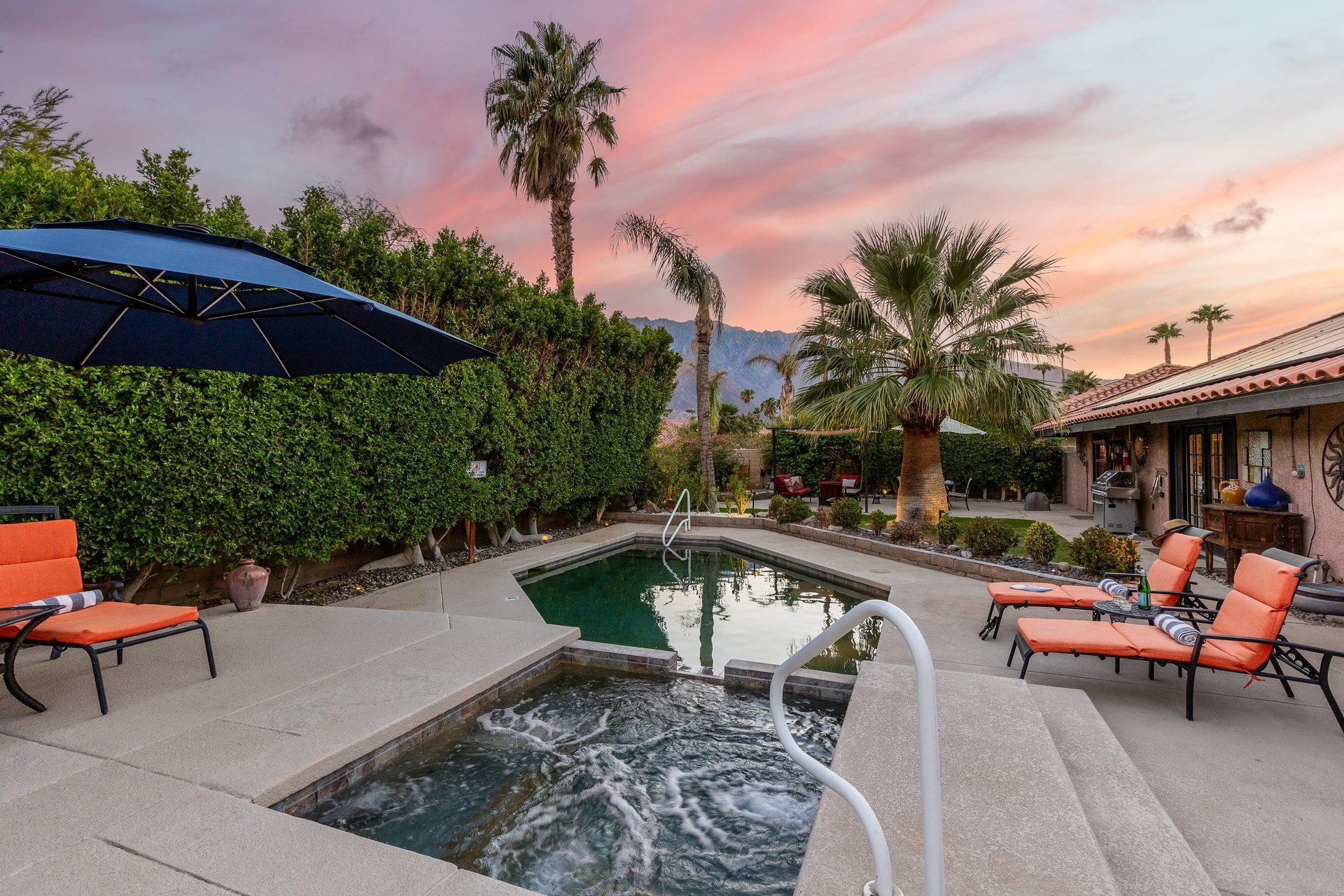 Soak in the jacuzzi