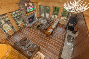 View of Living room and kitchen