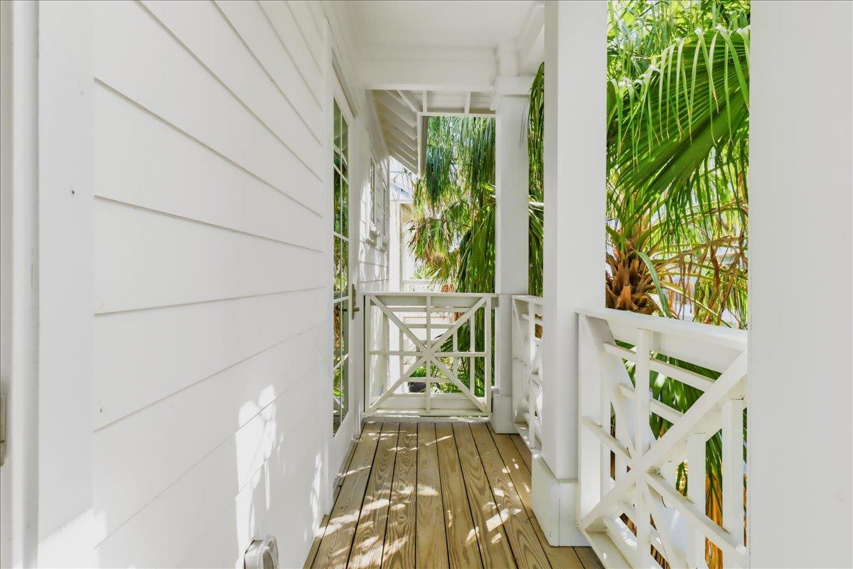 Balcony off KingBunk Bedroom