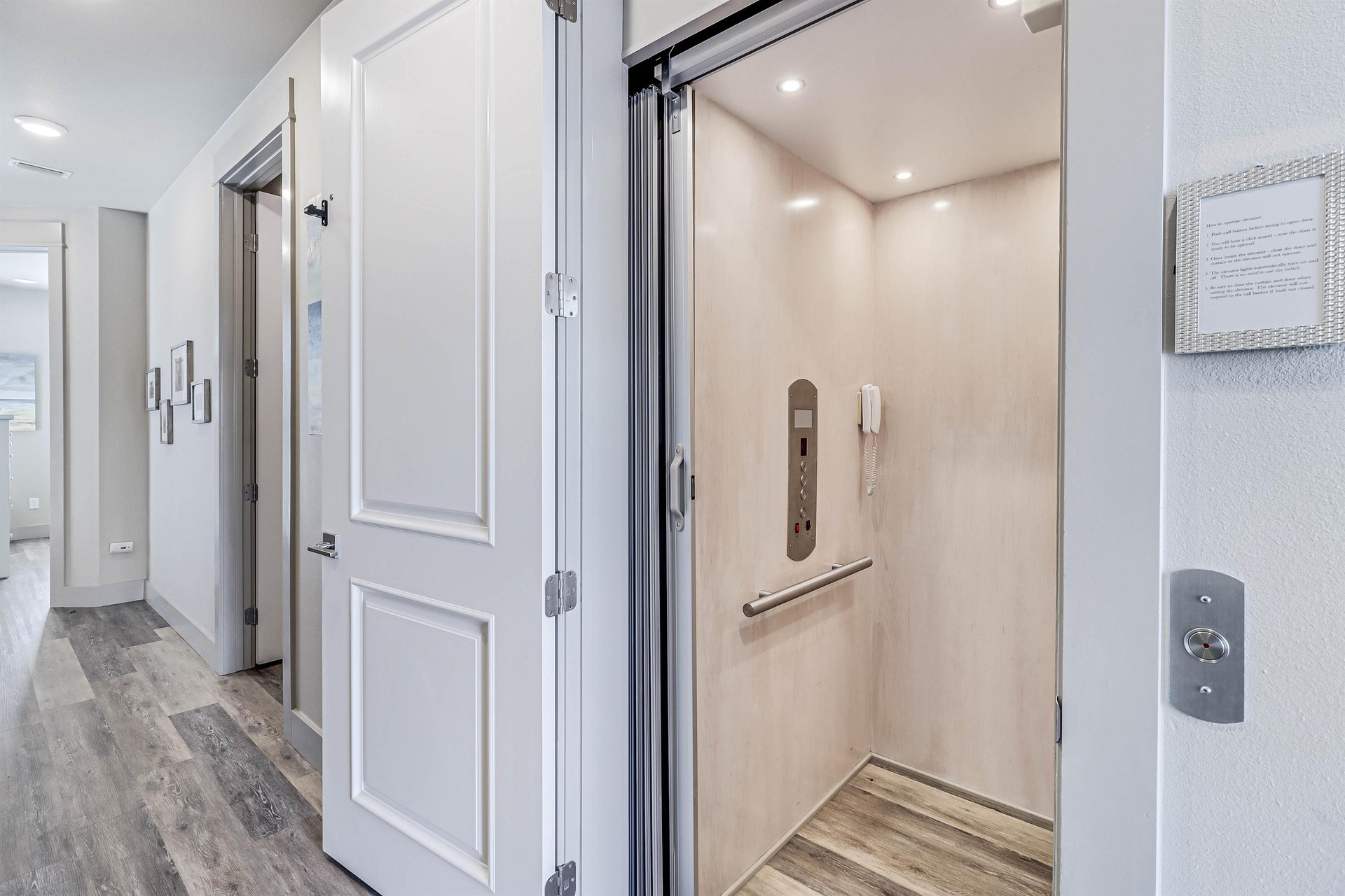 Elevator to All Three Levels