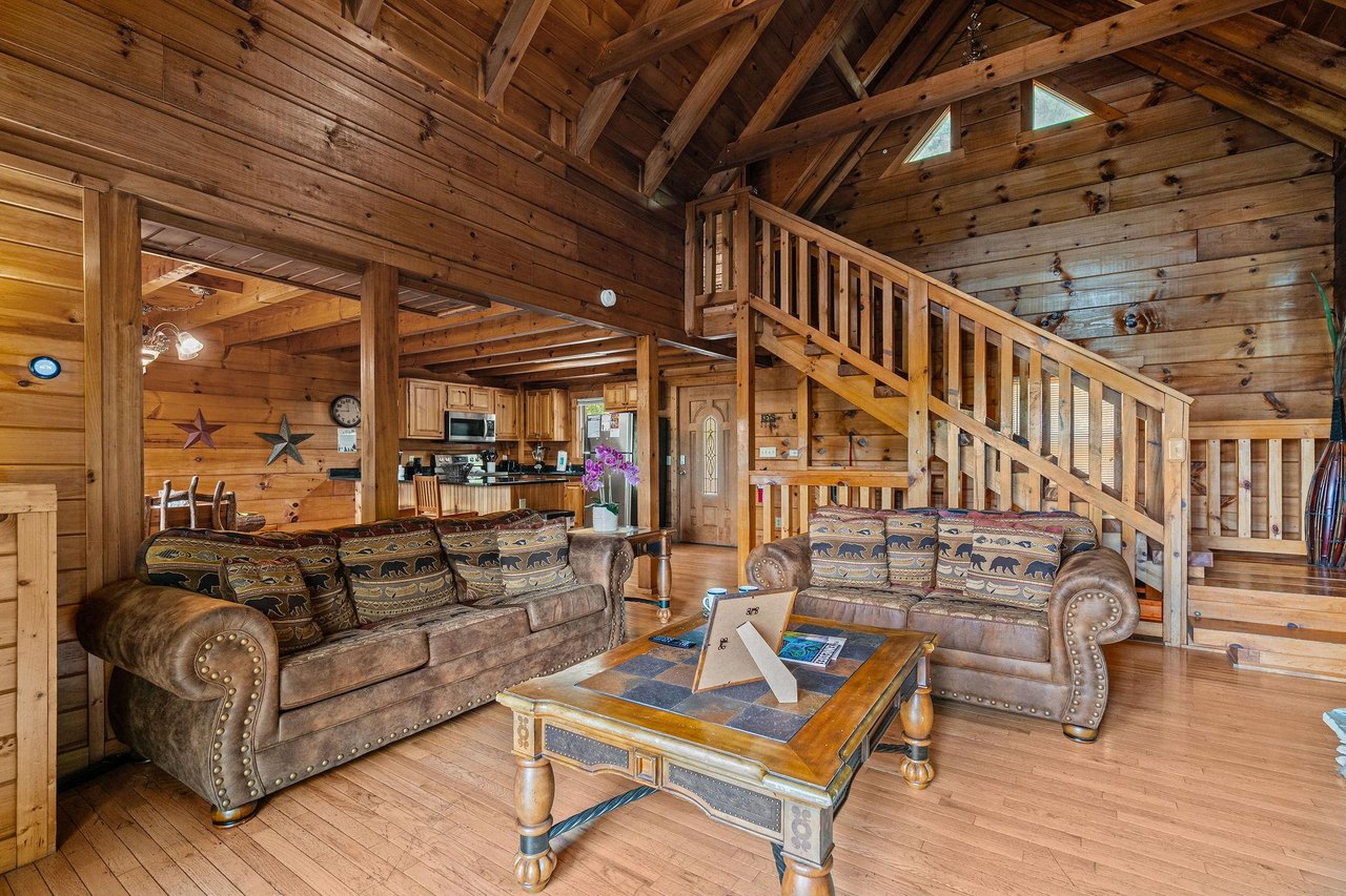 sleeper sofa and love seat with coffee table